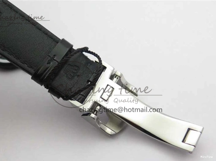 MIROTIME 0325 WeatherProof Portugieser Chronograph Edition “150 Years” IW371602 ZF 1:1 Best Edition White Dial on Black Leather Strap A7750 (Slim Movement) 7120